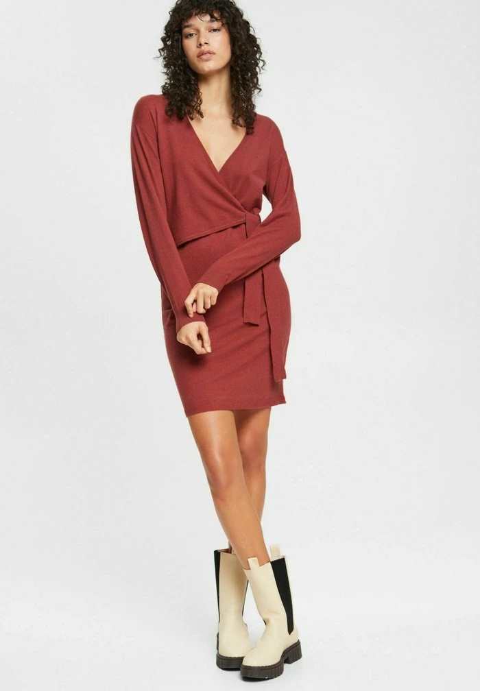 Esprit FLAT - Shift Dress - Terracotta New - Image 5