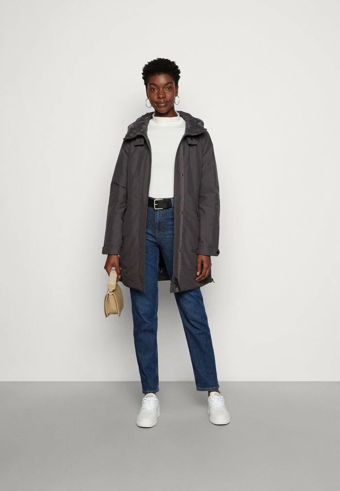 Esprit Down Coat - Anthracite - Image 2