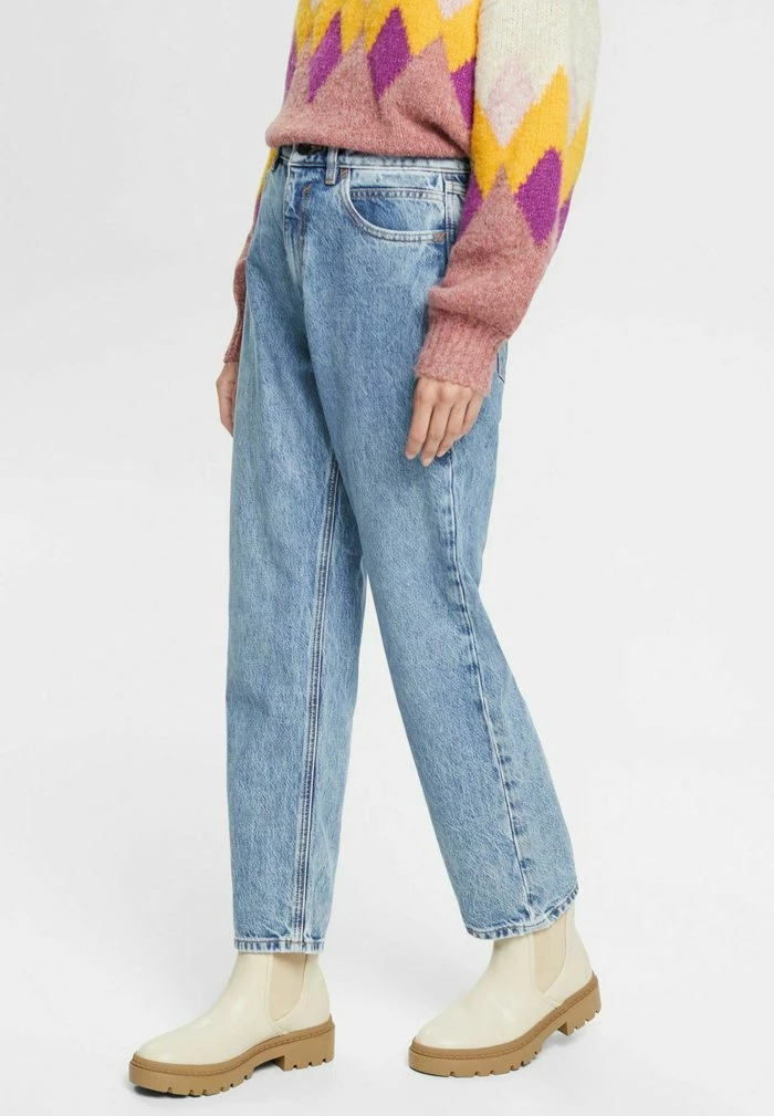 Esprit Straight Leg Jeans - Blue Medium Washed - Image 6