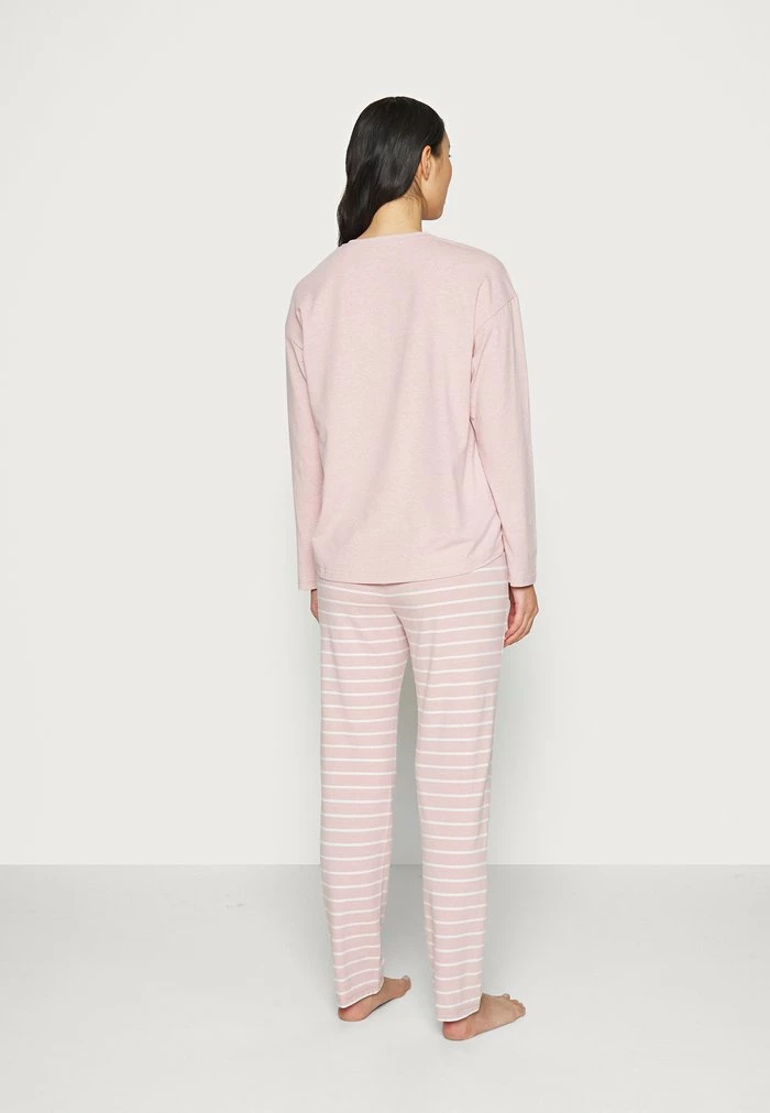 Esprit STRIPE LONG LEG LONG SLEEVE - Pyjamas - Old Pink - Image 3