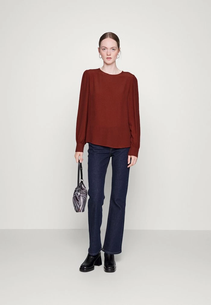 Esprit TOULOUSE - Long Sleeved Top - Terracotta - Image 2