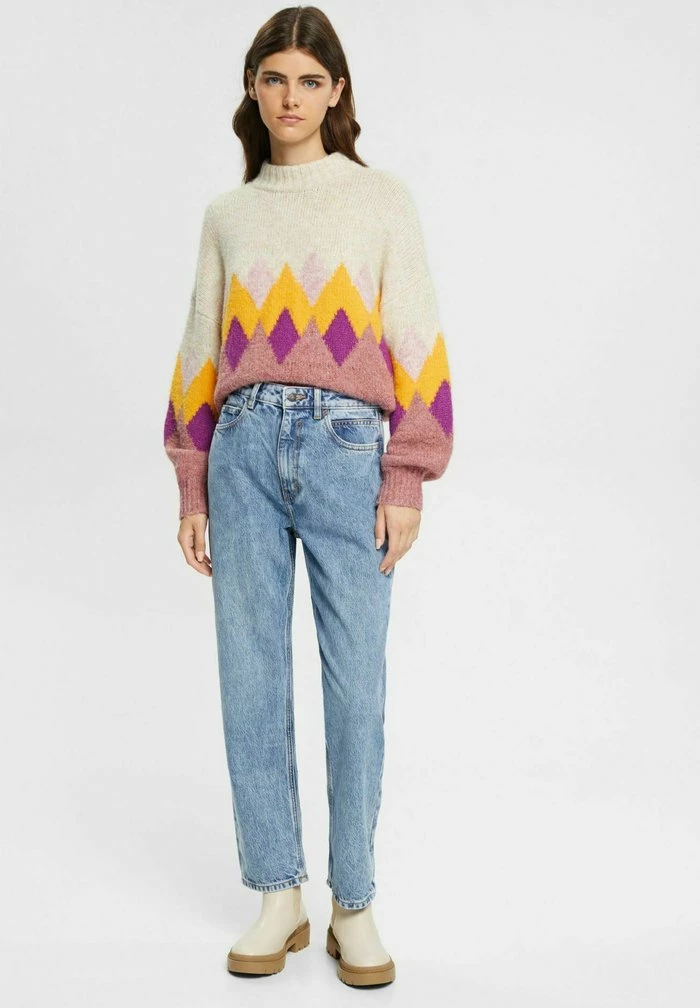 Esprit Straight Leg Jeans - Blue Medium Washed