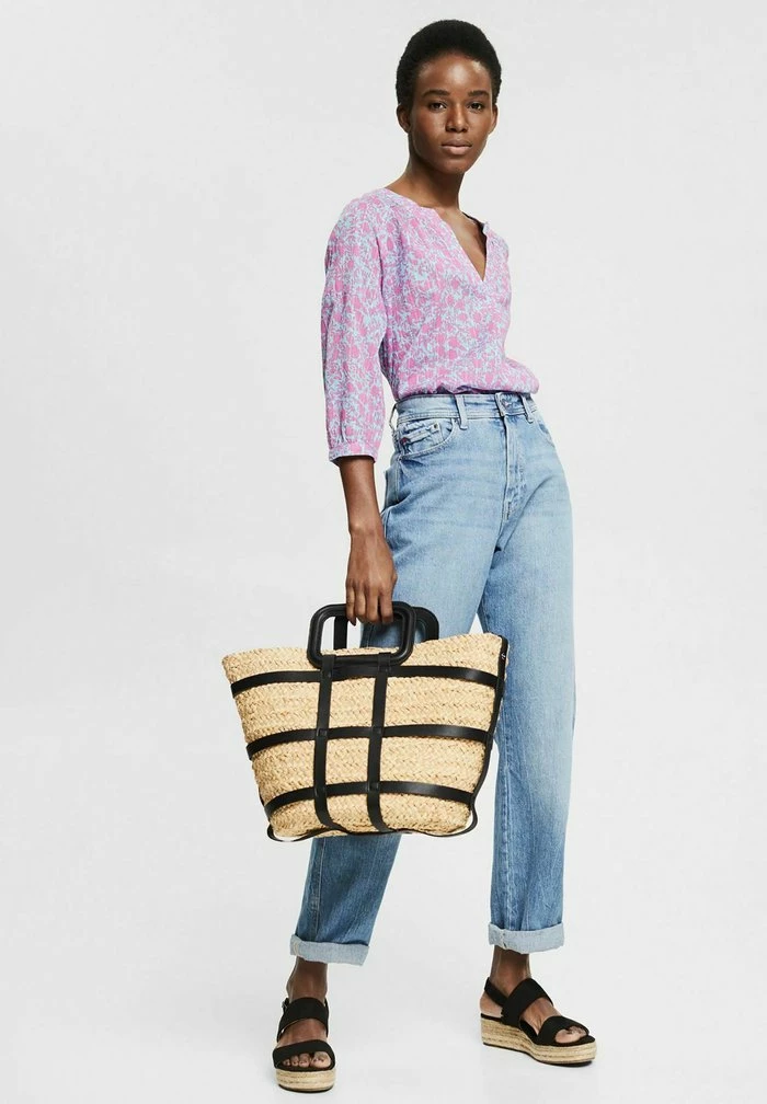 Esprit GEMUSTERTE MIT 3/4 ÄRMELN - Blouse - Berry - Image 2