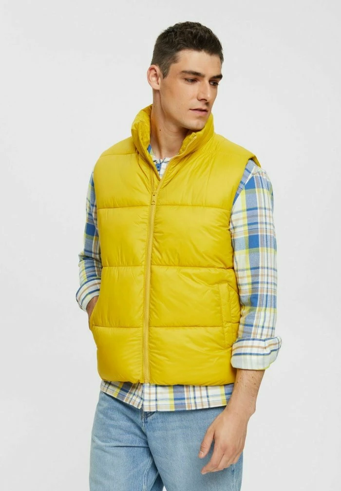 Esprit Waistcoat - Dusty Yellow