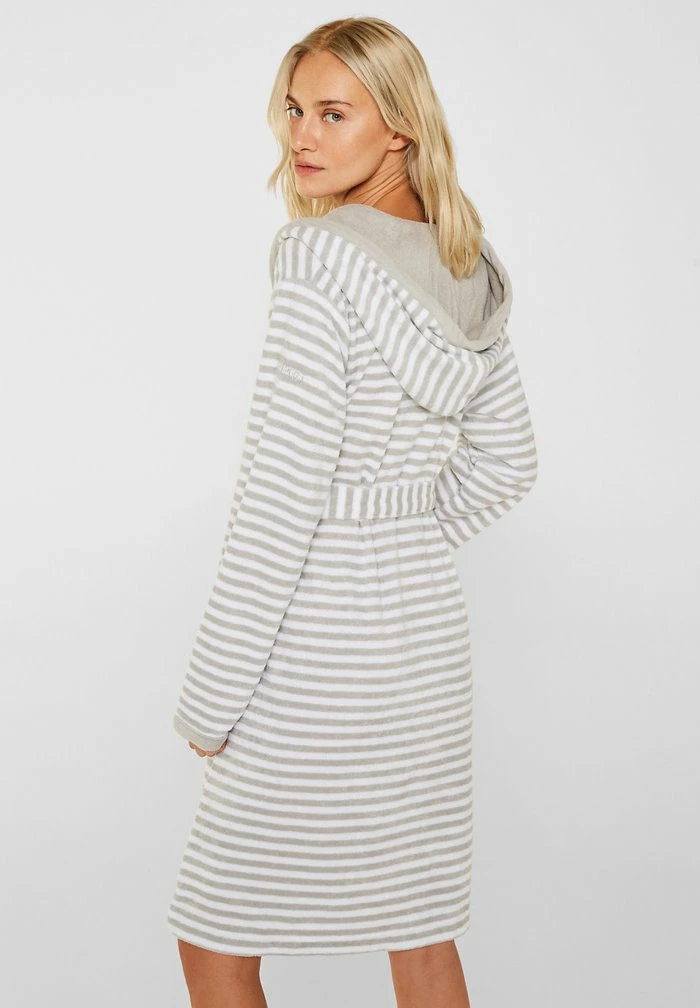 Esprit Dressing Gown - Stone - Image 2