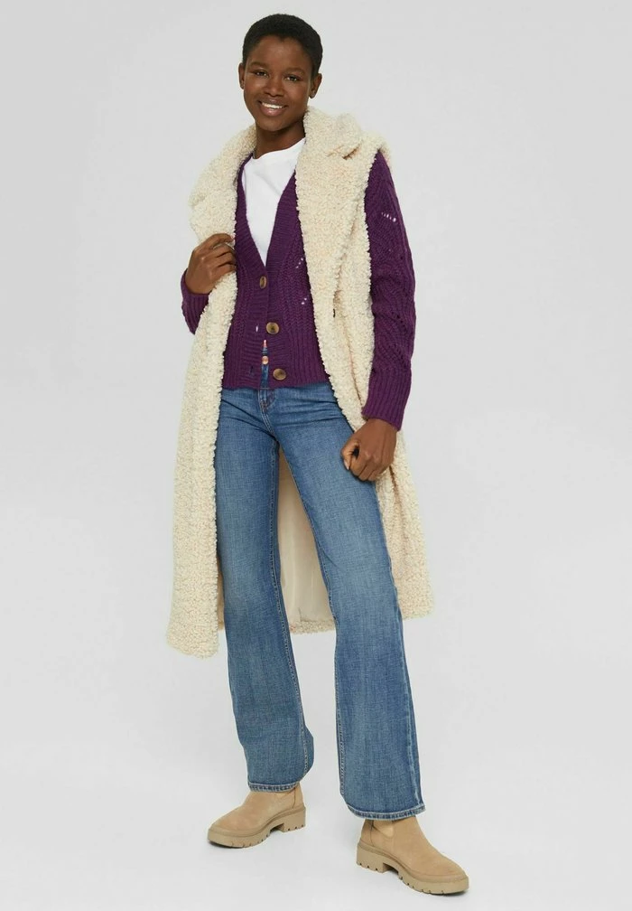 Esprit Cardigan - Plum Red - Image 5