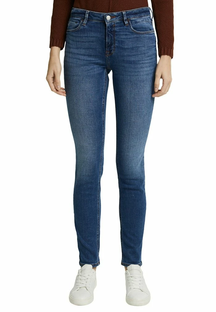 Esprit Slim Fit Jeans - Blue Medium Washed - Image 6