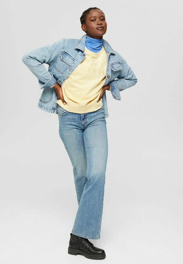 Esprit BESTICKTES - Sweatshirt - Pastel Yellow - Image 2