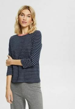 Esprit LONGSLEEVE - Long Sleeved Top - Navy