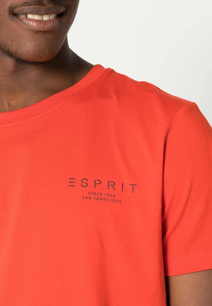 Esprit Basic T-shirt - Orange Red - Image 5