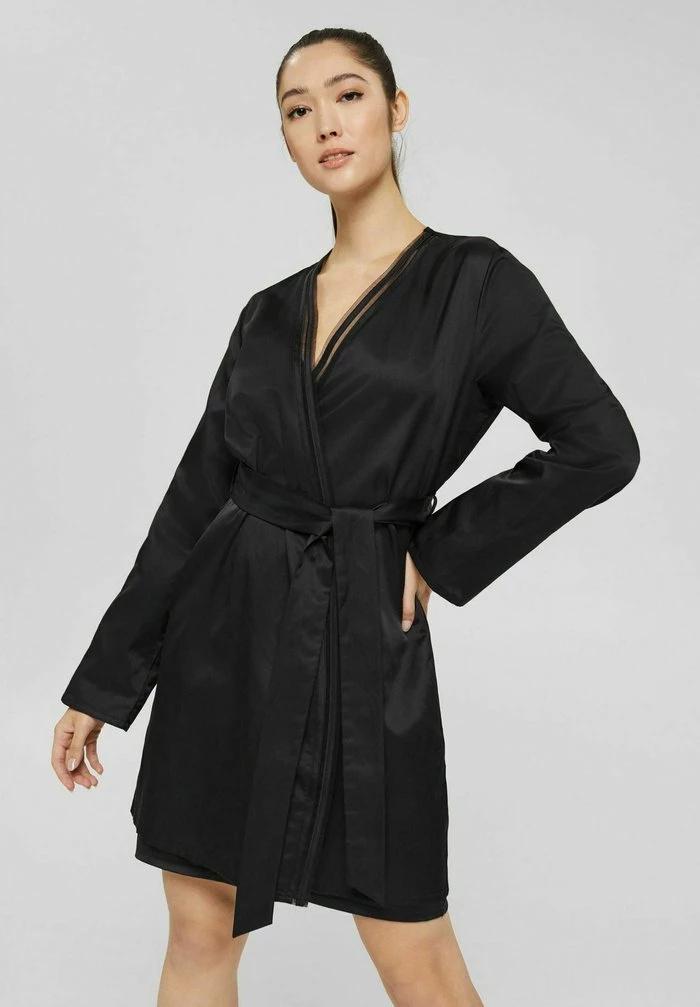 Esprit Dressing Gown - Black