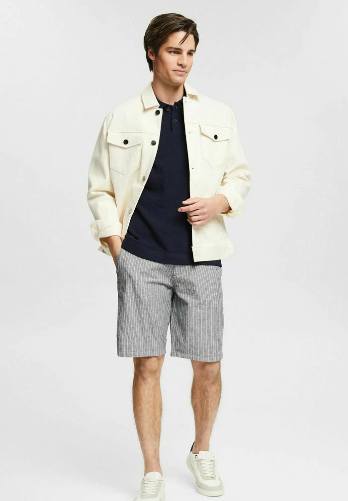 Esprit NADELSTREIFEN - Shorts - Navy - Image 2