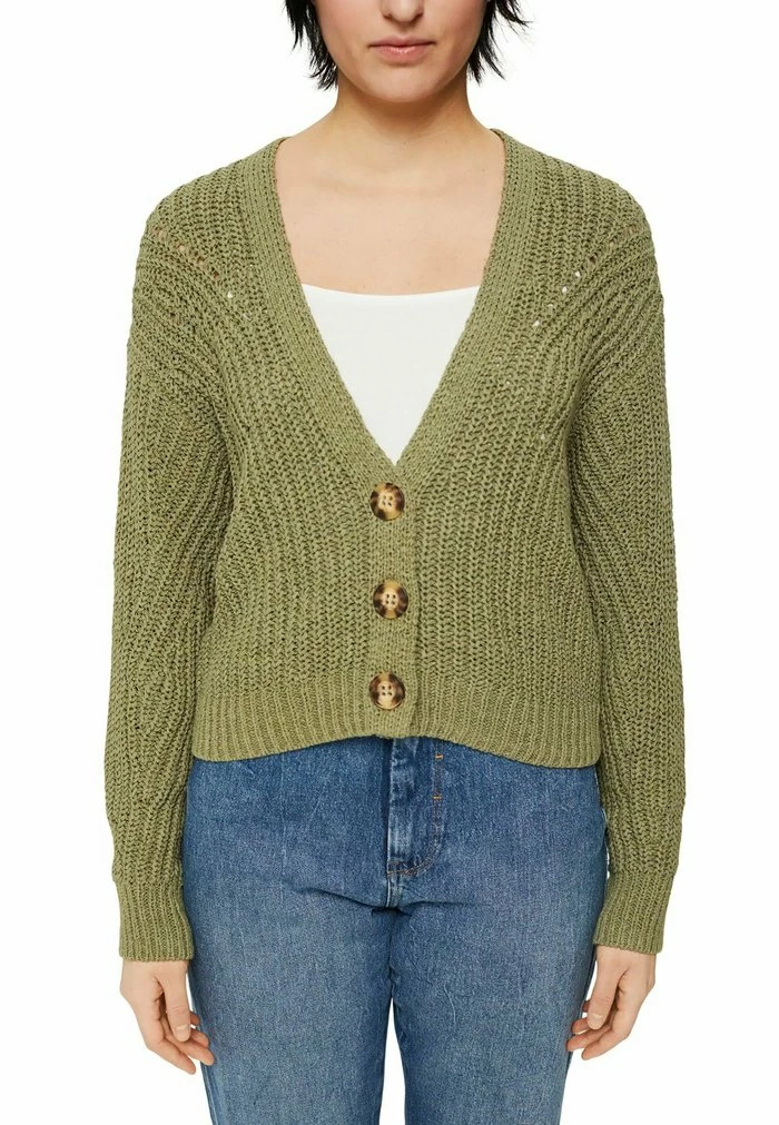 Esprit CARDIGAN - Cardigan - Light Khaki - Image 7
