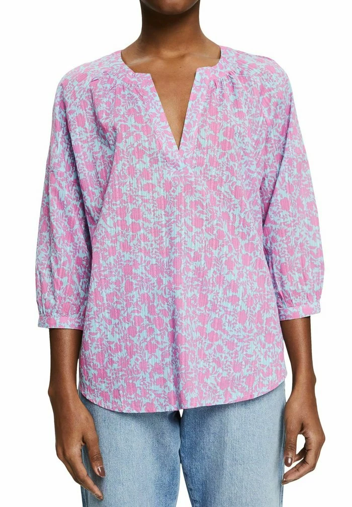 Esprit GEMUSTERTE MIT 3/4 ÄRMELN - Blouse - Berry - Image 5