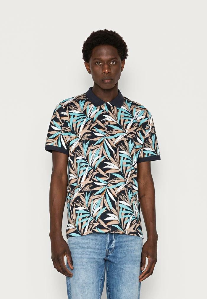 Esprit SUS AOP - Polo Shirt - Navy