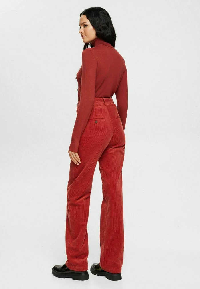 Esprit Trousers - Terracotta - Image 3