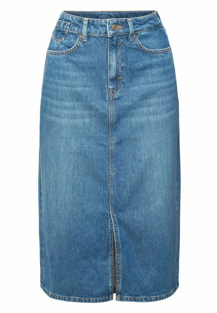 Esprit Pencil Skirt - Blue Medium Washed - Image 7