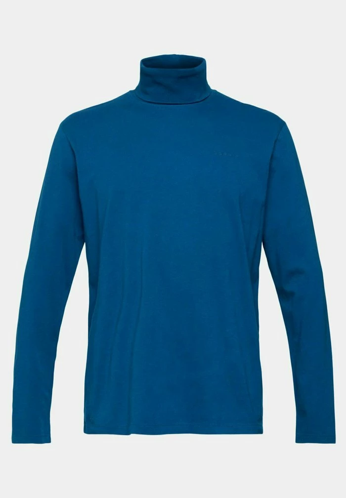 Esprit SOFT ROLL - Long Sleeved Top - Petrol Blue - Image 7