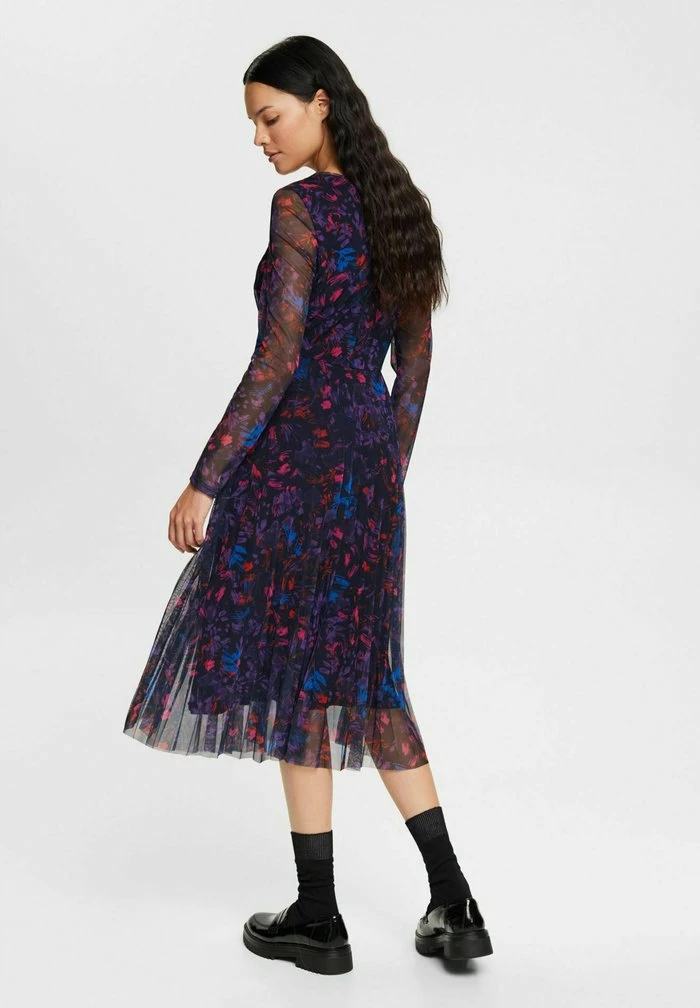 Esprit Day Dress - Navy - Image 3
