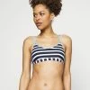 Esprit TAMPA BEACH - Bikini Top - Navy