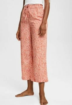 Esprit MIT PÜNKTCHENMUSTER LENZING ECOVERO - Pyjama Bottoms - Terracotta