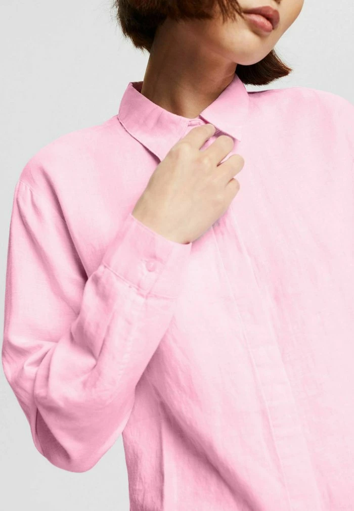 Esprit Button-down Blouse - Pink - Image 5