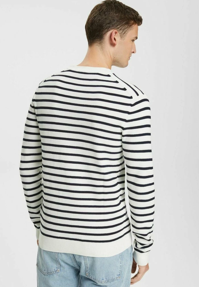 Esprit MIT STREIFEN - Jumper - Off White - Image 4