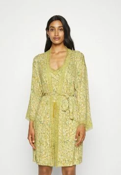 Esprit SEASONAL PRINT - Dressing Gown - Pistachio Green