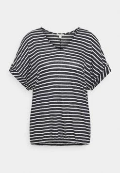 Esprit TEE - Print T-shirt - Navy
