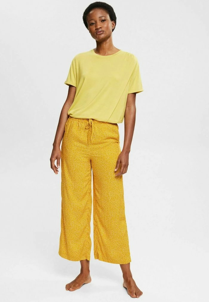 Esprit MIT PÜNKTCHENMUSTER LENZING ECOVERO - Pyjama Bottoms - Honey Yellow - Image 2