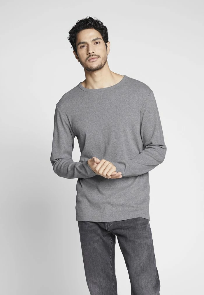 Esprit Long Sleeved Top - Medium Grey - Image 3