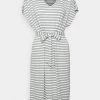 Esprit HAMPTONS BEACH DRESS STRIPED - Beach Accessory - Light Khaki
