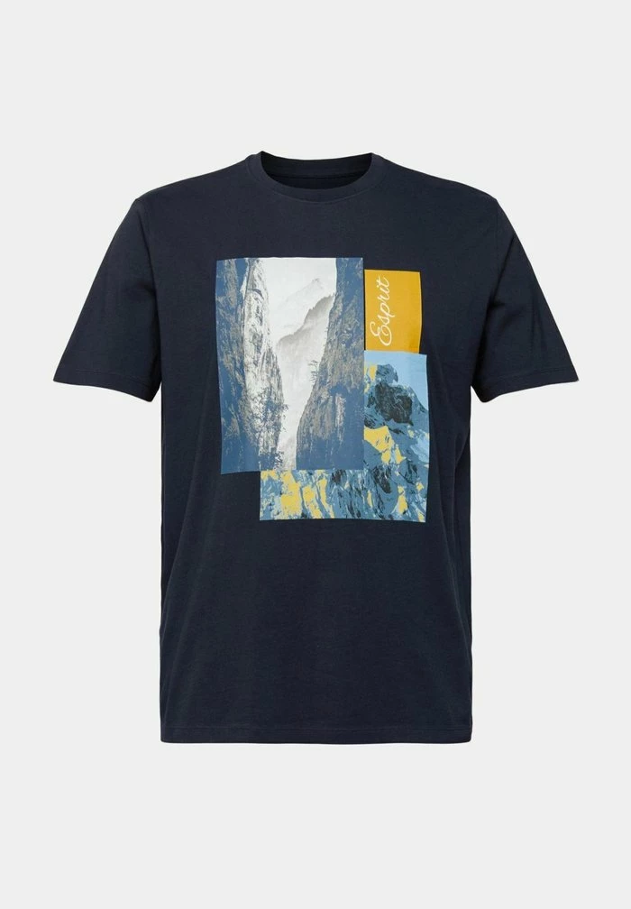 Esprit Print T-shirt - Navy - Image 7