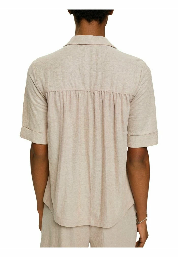 Esprit Button-down Blouse - Taupe - Image 2