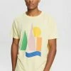 Esprit MIT PRINT - Print T-shirt - Pastel Yellow