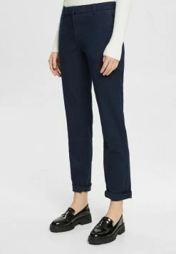 Esprit SUS MR STR - Trousers - Navy