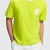 Esprit RELAXED FIT - Print T-shirt - Lime Yellow