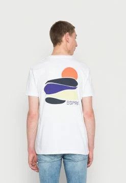 Esprit SUS AW CN SS - Print T-shirt - White