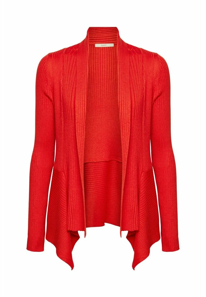 Esprit MIT ZIPFELSAUM - Cardigan - Red - Image 3