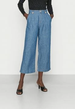 Esprit CULOTTE - Trousers - Blue Medium