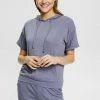 Esprit MIT KURZEN ÄRMELN - Basic T-shirt - Grey Blue