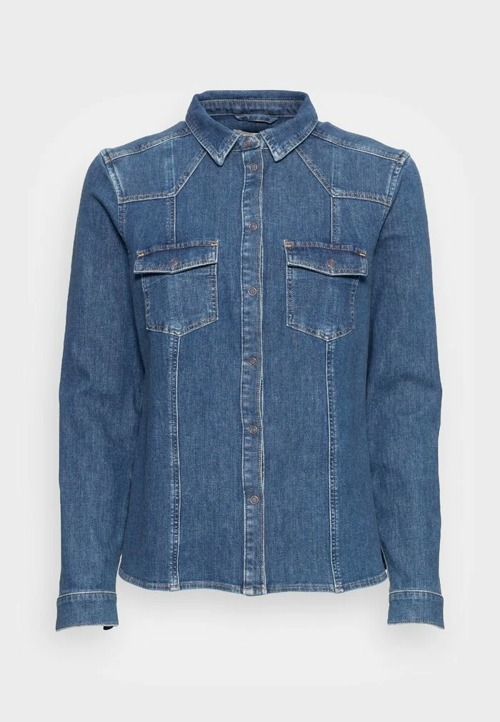 Esprit BLOUSES - Button-down Blouse - Blue