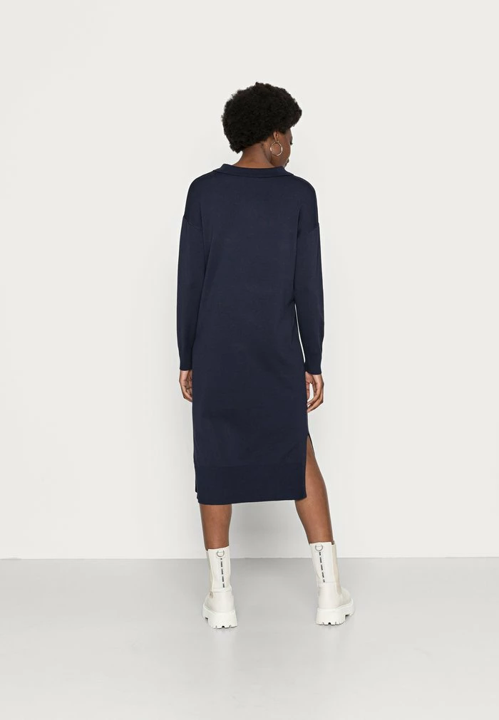 Esprit DRESSES FLAT - Jumper Dress - Navy - Image 3