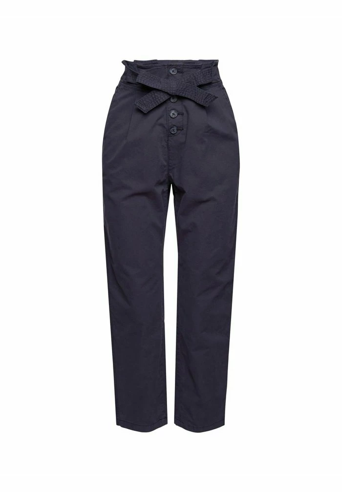 Esprit MIT SICHTBARER KNOPFLEISTE - Trousers - Navy - Image 9