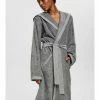 Esprit MIT FIXIERTEM BINDEGÜRTEL - Dressing Gown - Anthracite