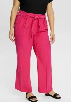 Esprit CURVY - Trousers - Pink Fuchsia
