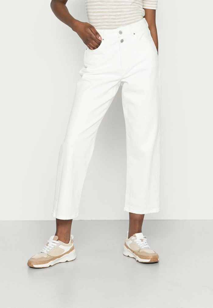 Esprit PANTS - Relaxed Fit Jeans - Off White