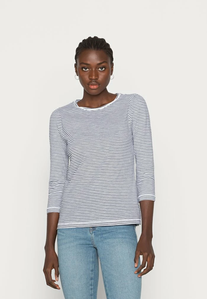 Esprit T LSLV SLUB STR - Long Sleeved Top - White