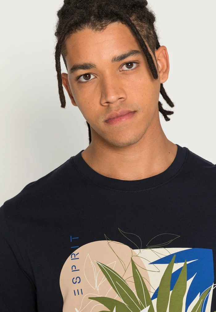 Esprit SUS - Print T-shirt - Navy - Image 4