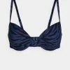 Esprit AVILA BEACH WITH BOW - Bikini Top - Navy
